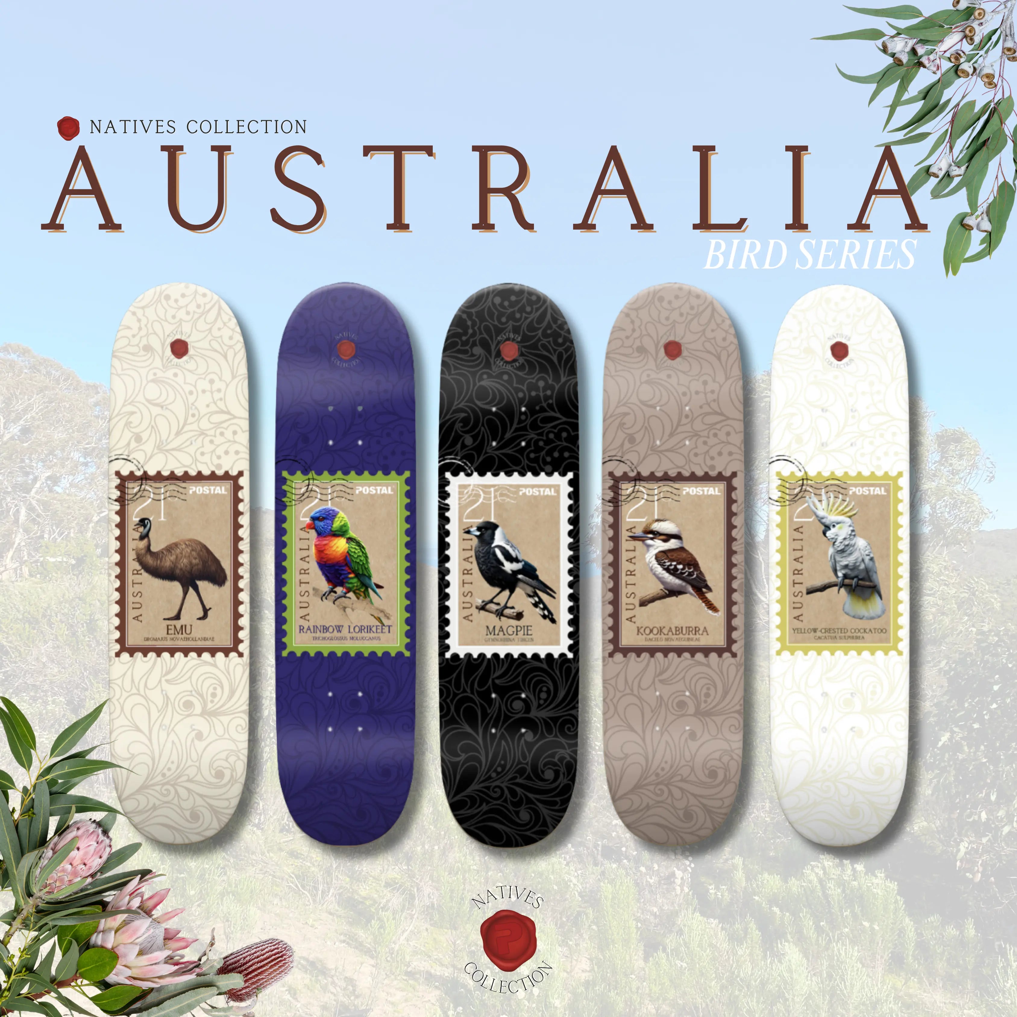 Australian Natives Collection - Bird Stamp Series