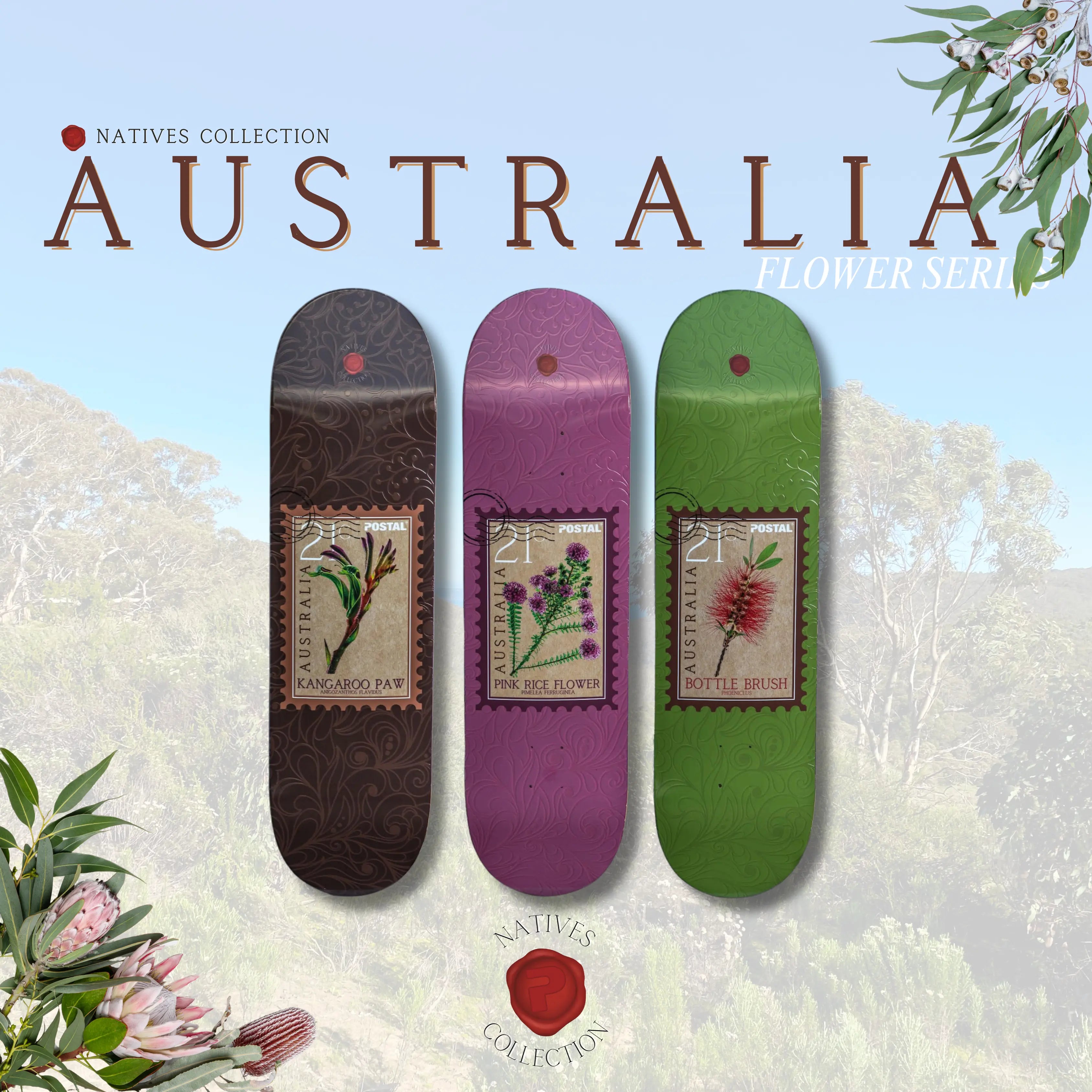 Australian Natives Collection - Flora Stamp Series