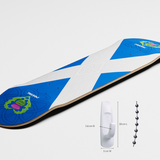 Katie Pike Signature Deck | Celtic Infused Scottish Flag | Blue White