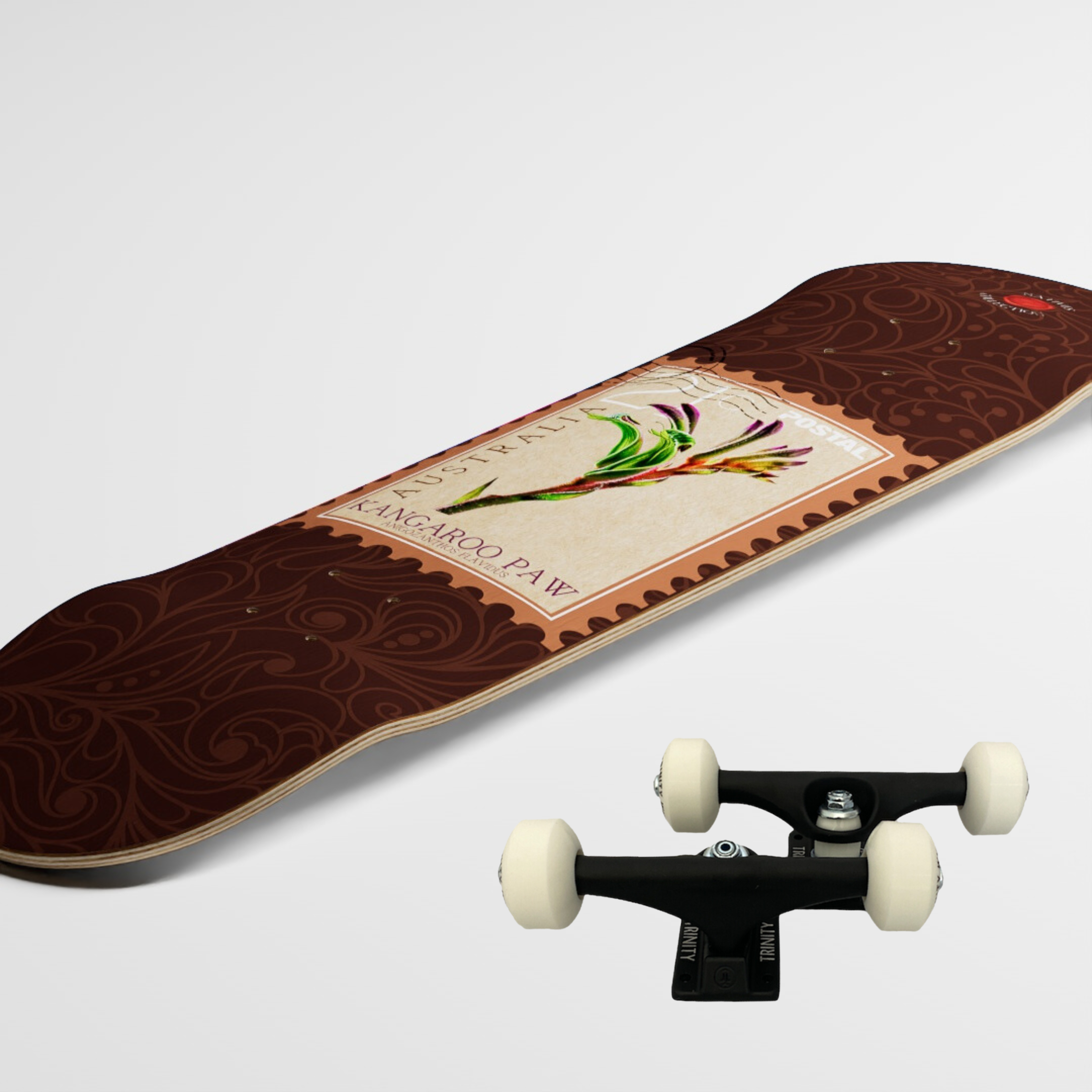 Australian Natives Collection Deck | Kangaroo Paw | Dark Brown