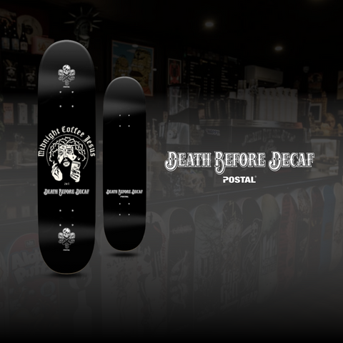 Death Before Decaf Deck| Midnight Coffee Jesus | Black White