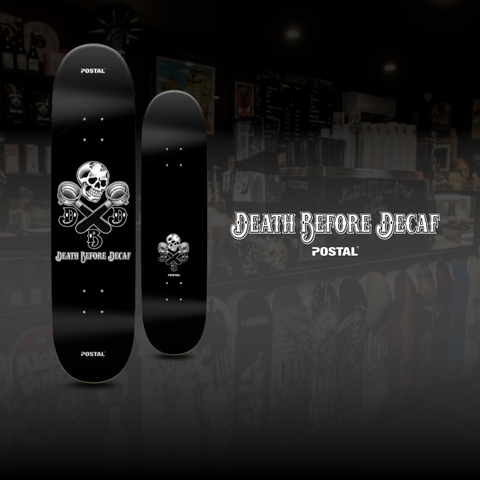 Death Before Decaf Deck | DBD | Black White