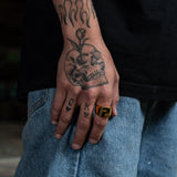 Postmark Ring | Gold