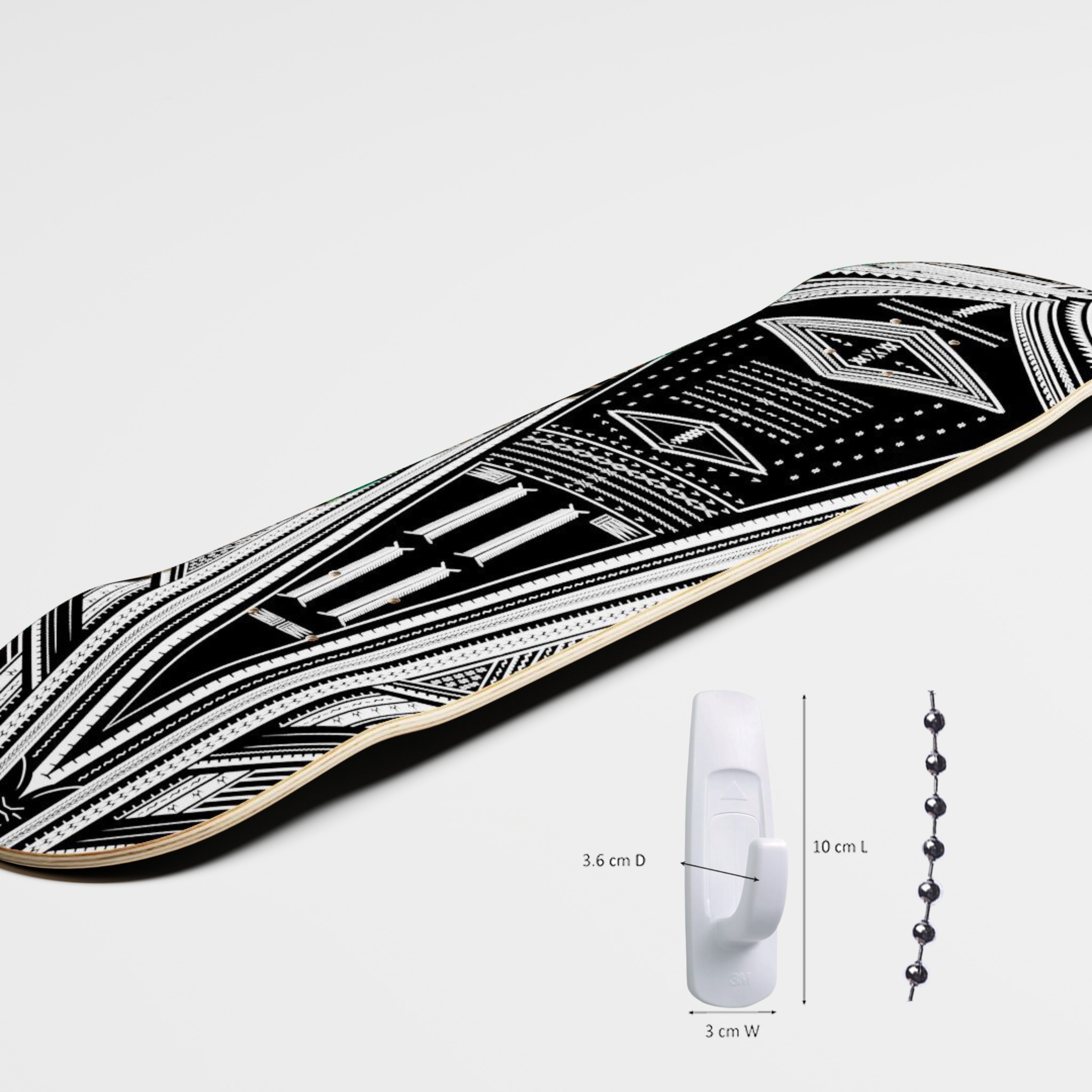 Samoan Mike Deck | Taumalu | Black White