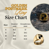 Postmark Ring | Gold