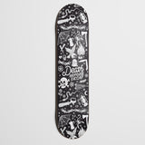 Death Before Decaf Deck | Trad Flash | Black White