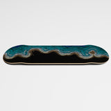 Horizontal Photo of Baynyi Deck from Burruguu Art and Postal Skateboards collective collaboration 