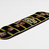 Diagonal photo of Runamuk house deck from Runamuk and Postal Skateboards collective collaboration 