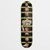 Vertical photo of Runamuk house deck from Runamuk and Postal Skateboards collective collaboration 