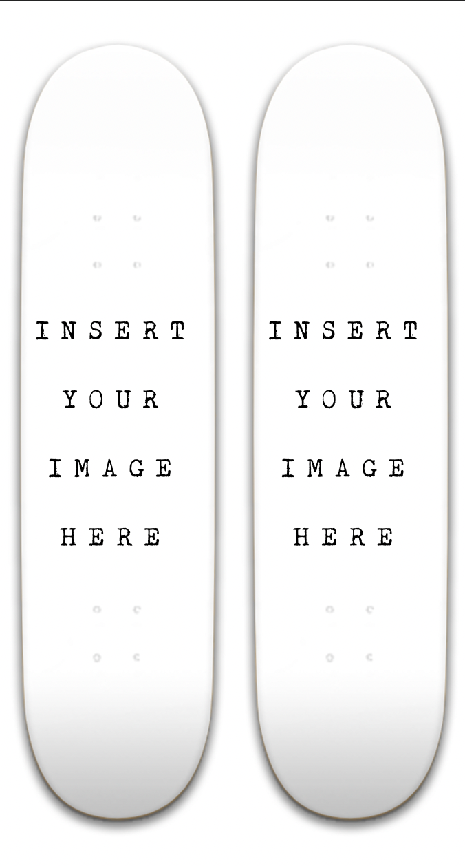 Customised Top and Bottom Deck "insert your image here" 
